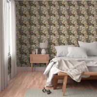 Vienna Deco floral in taupe