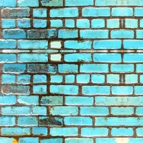 Blue bricks