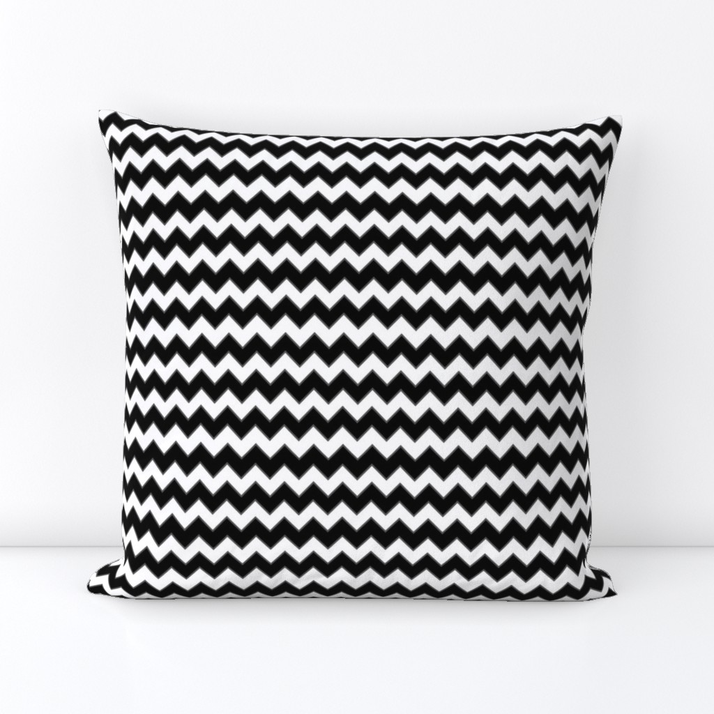 Chevron Pattern Black and White