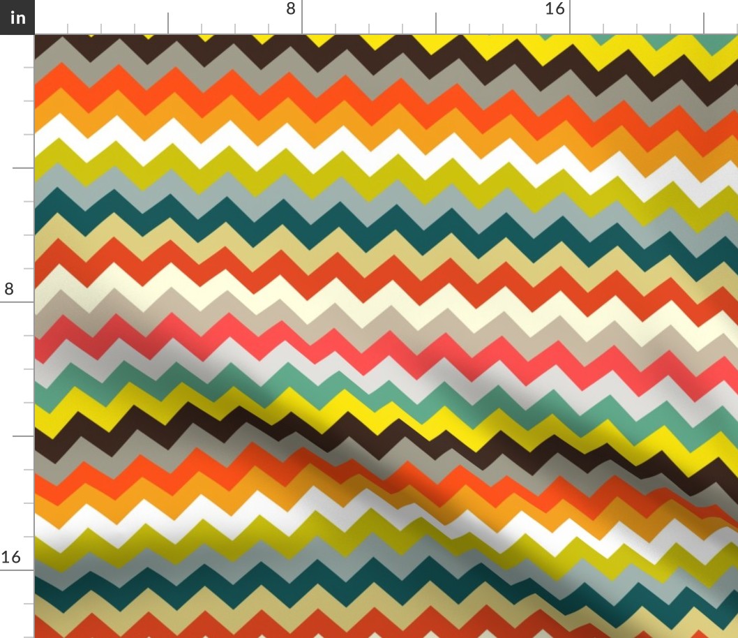 retro chevron