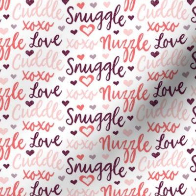 Cuddle Snuggle Nuzzle Love Words by Angel Gerardo
