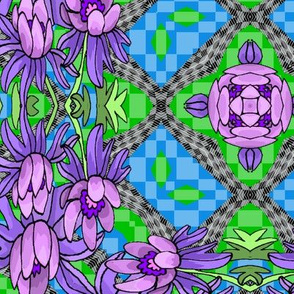 flowers_on_checkerboard_a