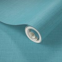 Linen Look, Turquoise Blue