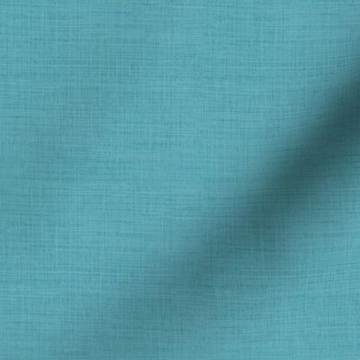 Linen Look, Turquoise Blue
