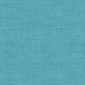 Linen Look, Turquoise Blue