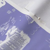 Beaver Island Toile Lavender