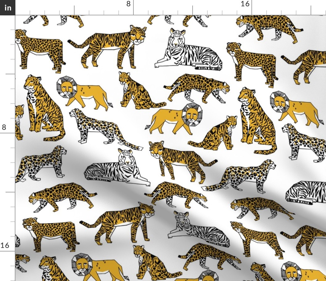 lion tigers // safari tiger lions zoo africa gold yellow mustard