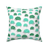 Hedgehogs - Light Jade/Kelly Green by Andrea Lauren