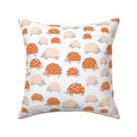 Hedgehogs - Blush/Orange by Andrea Lauren