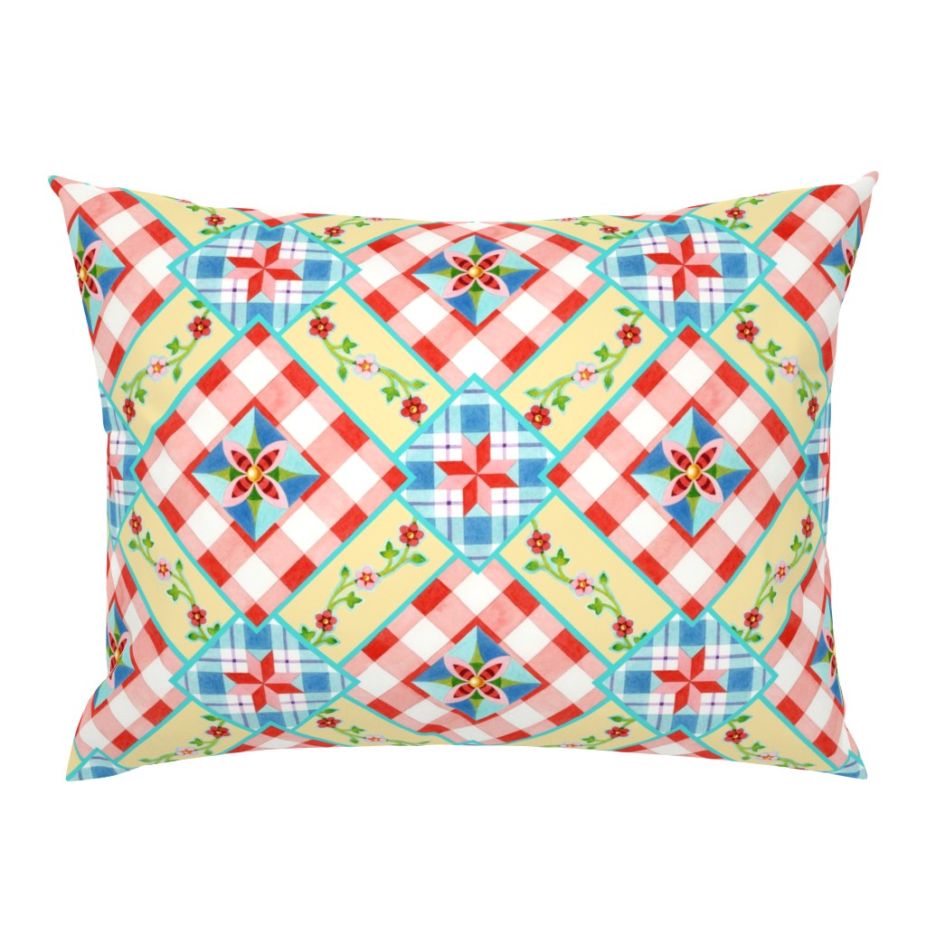 Cottage Chic Gingham Allover