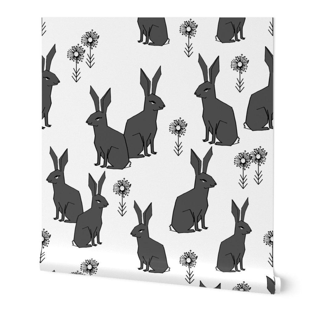 rabbit // rabbits charcoal grey rabbit sweet bunnies