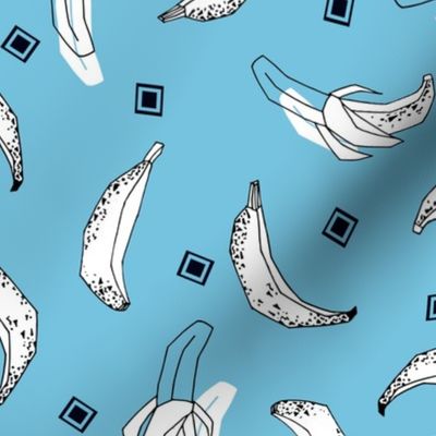 Bananas - Soft Blue/Canary by Andrea Lauren