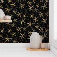Sparkly stars on lamp black by Su_G_©SuSchaefer