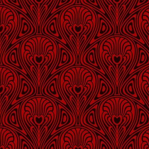 Nouveau Swirl red