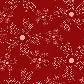 Holiday Star Flowers red