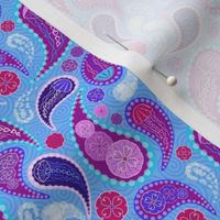 Jellyfish love paisley small_light blue