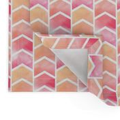 watercolor chevron