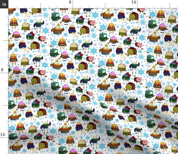 Download Adventure Time Christmas Spoonflower SVG Cut Files