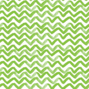 Zig Zag waves Green