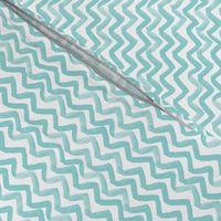 Zig Zag waves turquoise