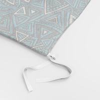 Tribal Triangles (Blue)