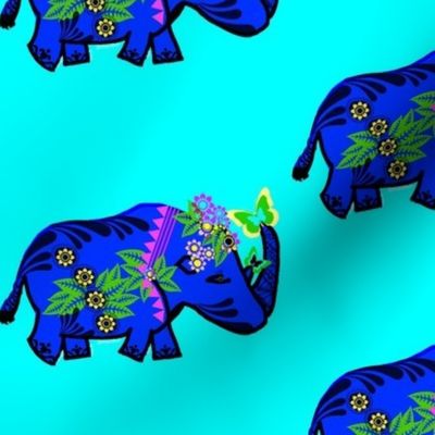 Blue Rhinos for Good Luck