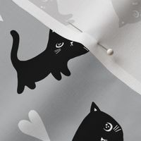 Black Cat-Grey Colorway