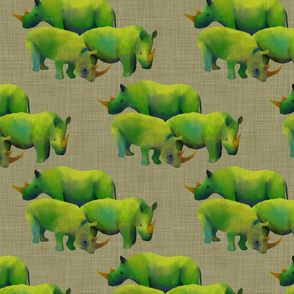 Herd on linen