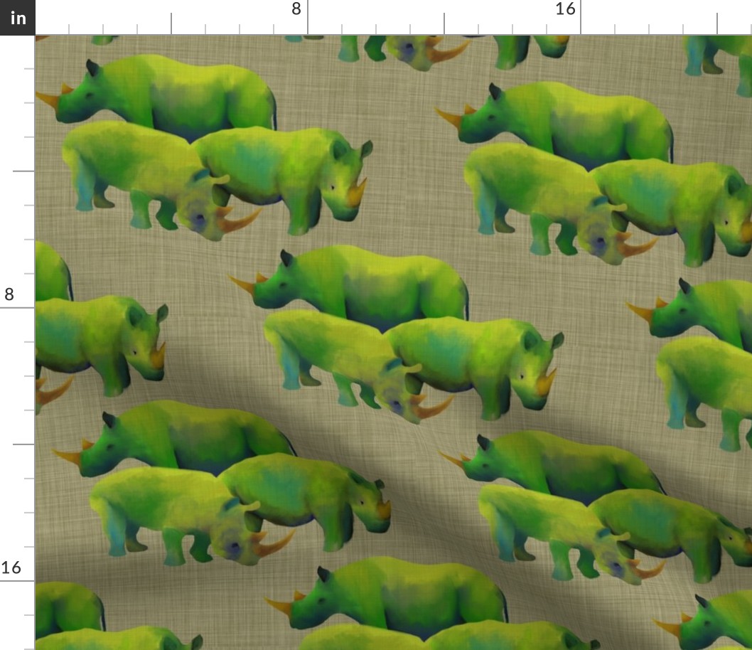 Herd on linen