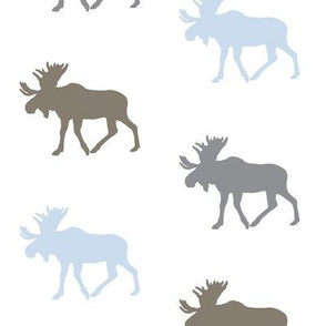Multi Moose // Blue/Brown/Grey