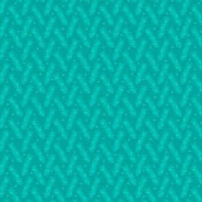 Woven Wheat in Teal