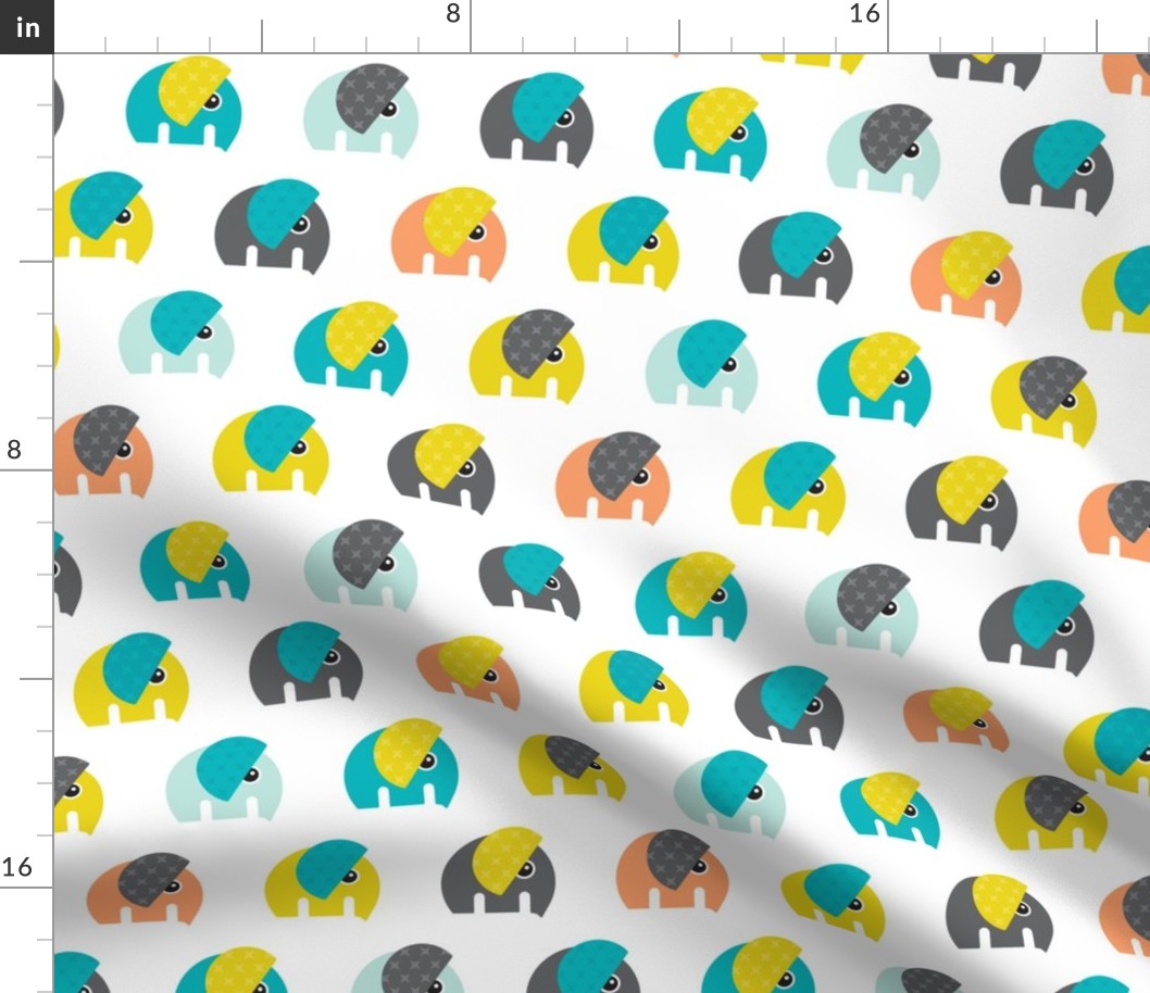 Cute baby elephant parade boys theme XL