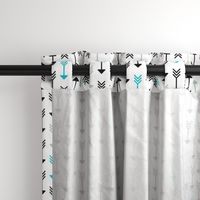 Indian arrow geometric pattern in pastel and black
