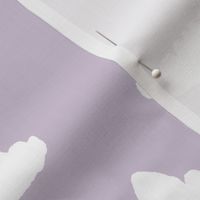 clouds // lavender purple girly print for sweet little girls 