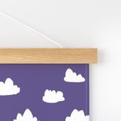clouds // purple clouds design for sweet little girls room fabrics and textiles for sewing diy projects