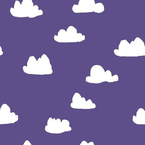 clouds // purple clouds design for sweet little girls room fabrics and textiles for sewing diy projects