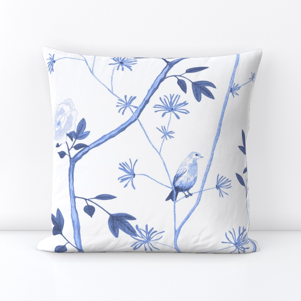 Jenny Peony in delft blue