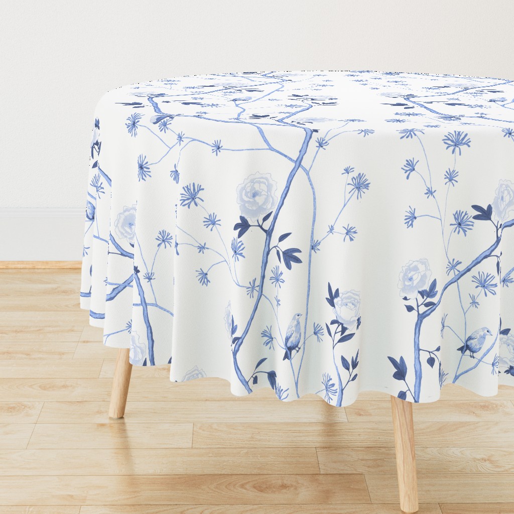 Jenny Peony in delft blue