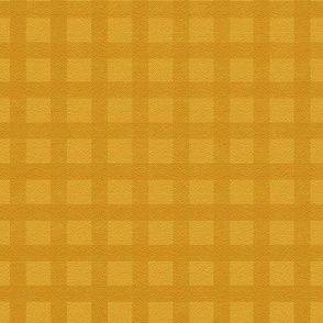 Textured Caramel Gingham