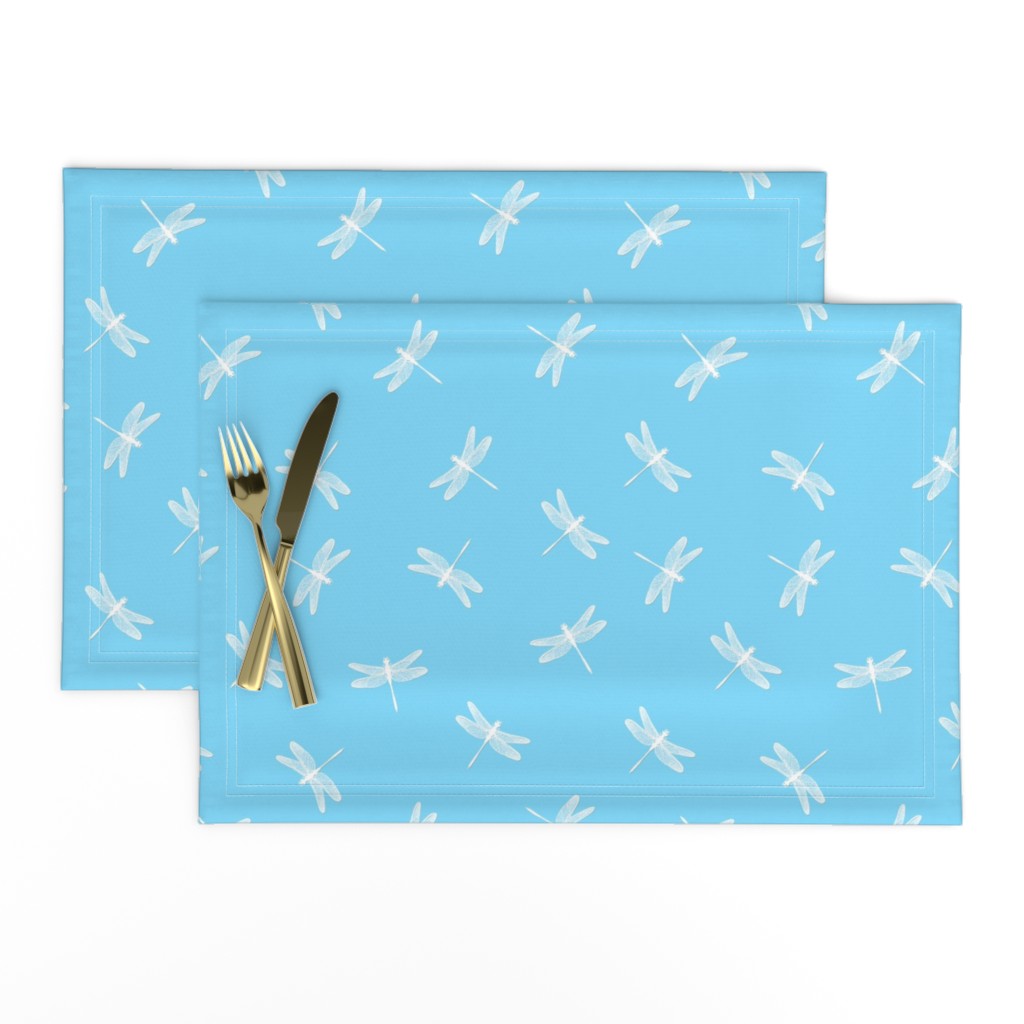 Dancing Dragonflies Baby Blue