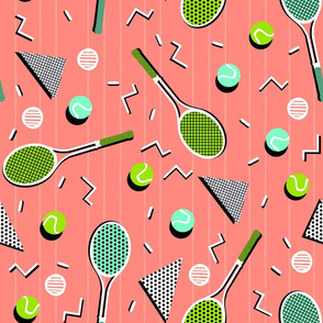 80s Tennis Lesson by Andrea Lauren