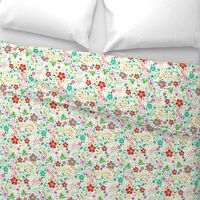 North summer, floral pattern