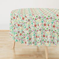 North summer, floral pattern