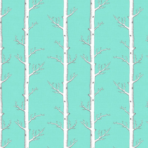 Birch Forest Aquamarine