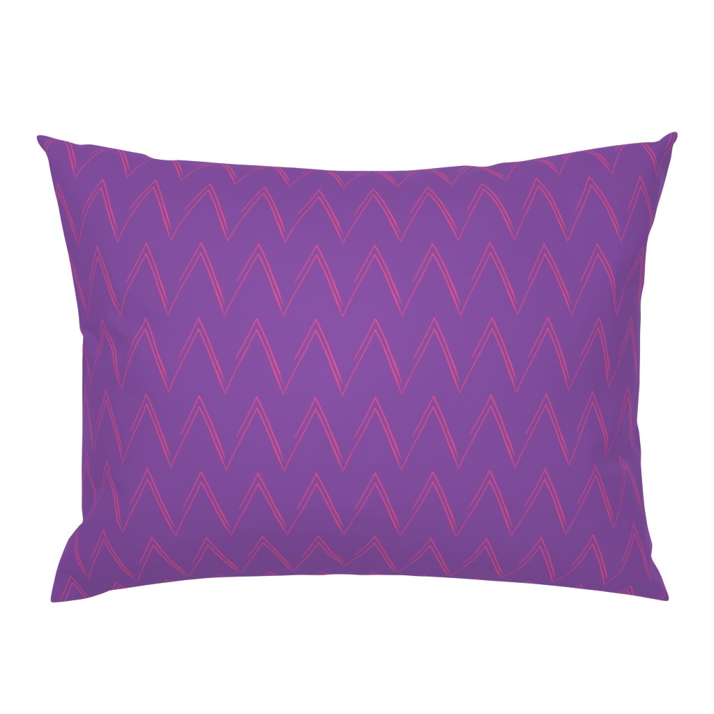 Pink and Purple Chevron