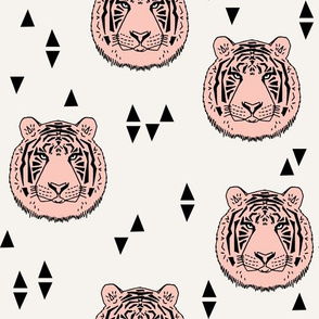 Tiger - Pale Pink by Andrea Lauren