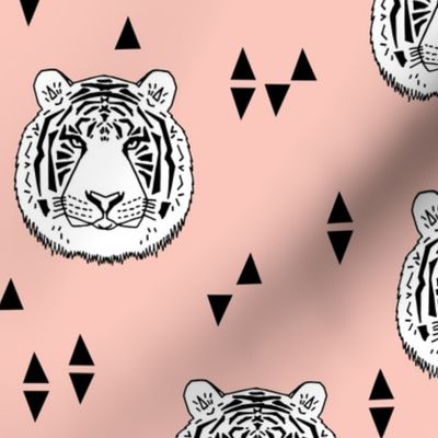 Tiger - White/Pale Pink by Andrea Lauren