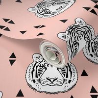 Tiger - White/Pale Pink by Andrea Lauren