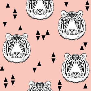 Tiger - White/Pale Pink by Andrea Lauren