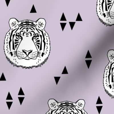 Tiger - White/Lavender by Andrea Lauren